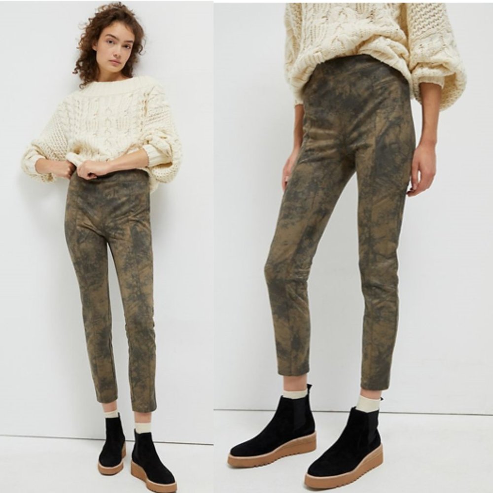 Anthropologie Nori Sueded Tie-Dye Leggings